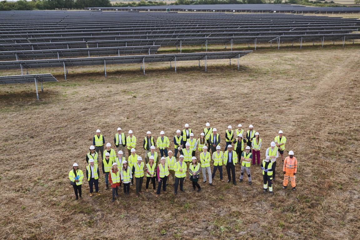 Solar farm project now providing enough clean energy for 8,000 UK homes